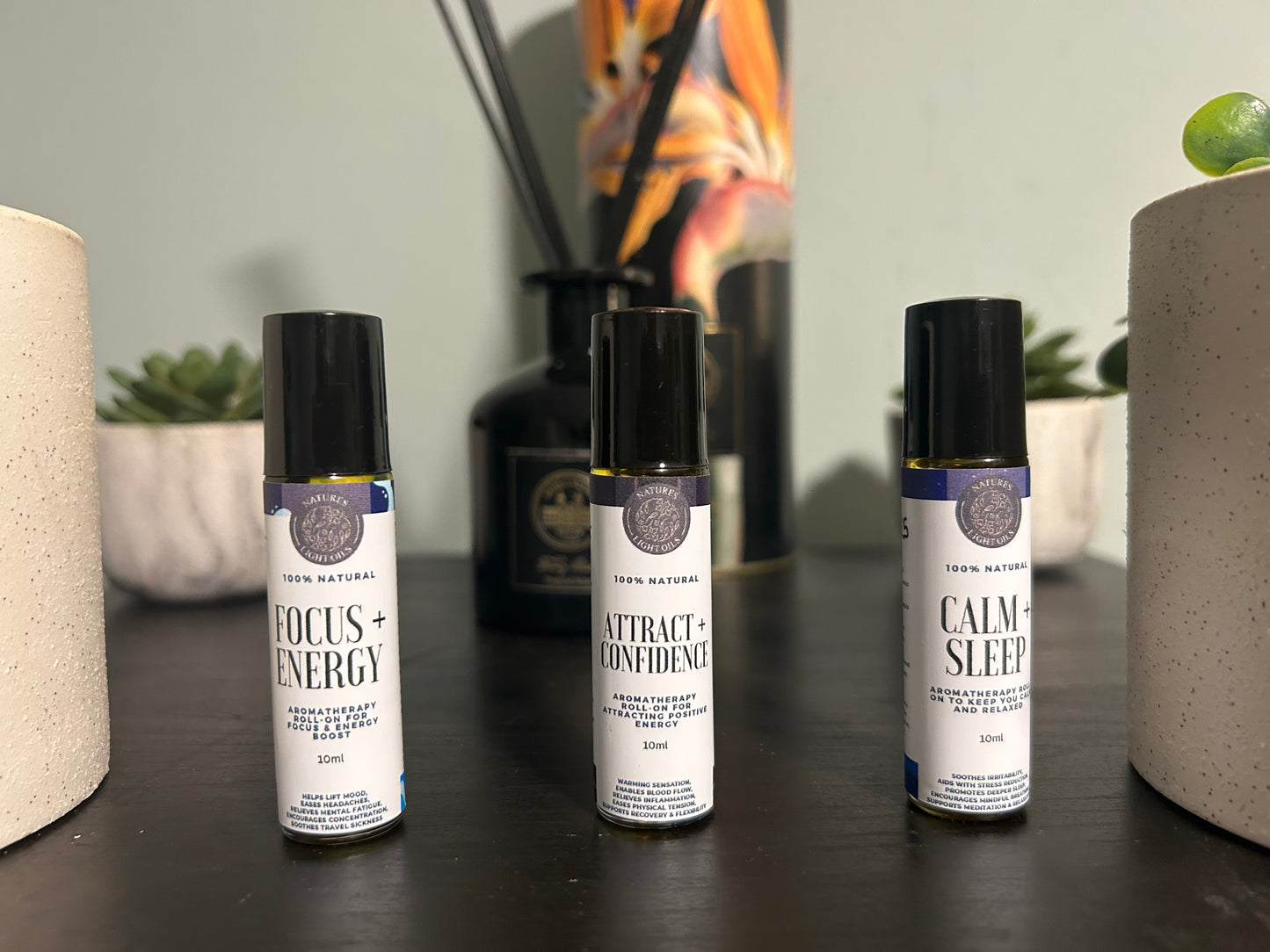 Mind + Body + Soul | Aromatherapy Roller Blend Set – 3 x 10ml